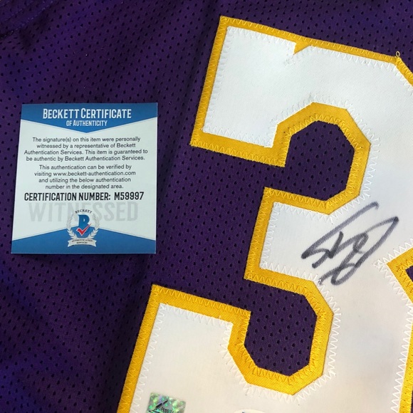 🆕LA Lakers Shaquille O’Neal signed Jersey - Picture 4 of 4